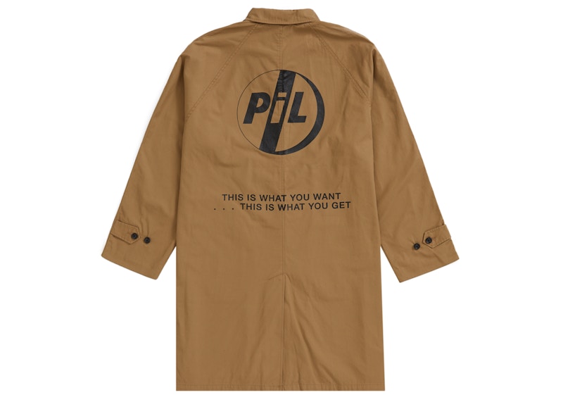 Supreme PiL Trench Coat Tan