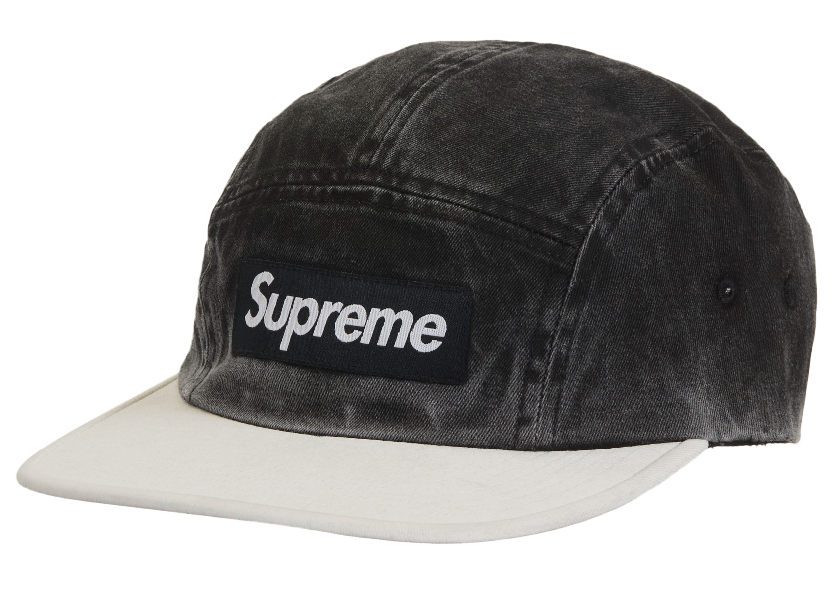 Supreme Pigment 2-Tone Camp Cap Black - 帽子