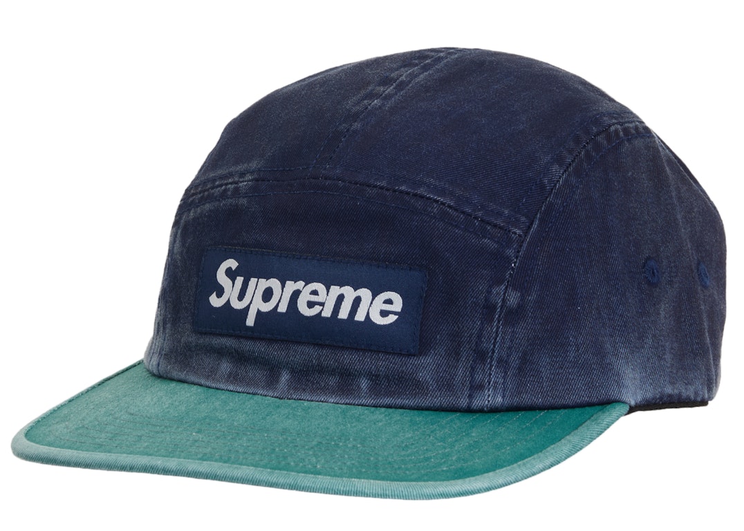 Pre-owned Supreme Pigment 2-tone Camp Cap Navy