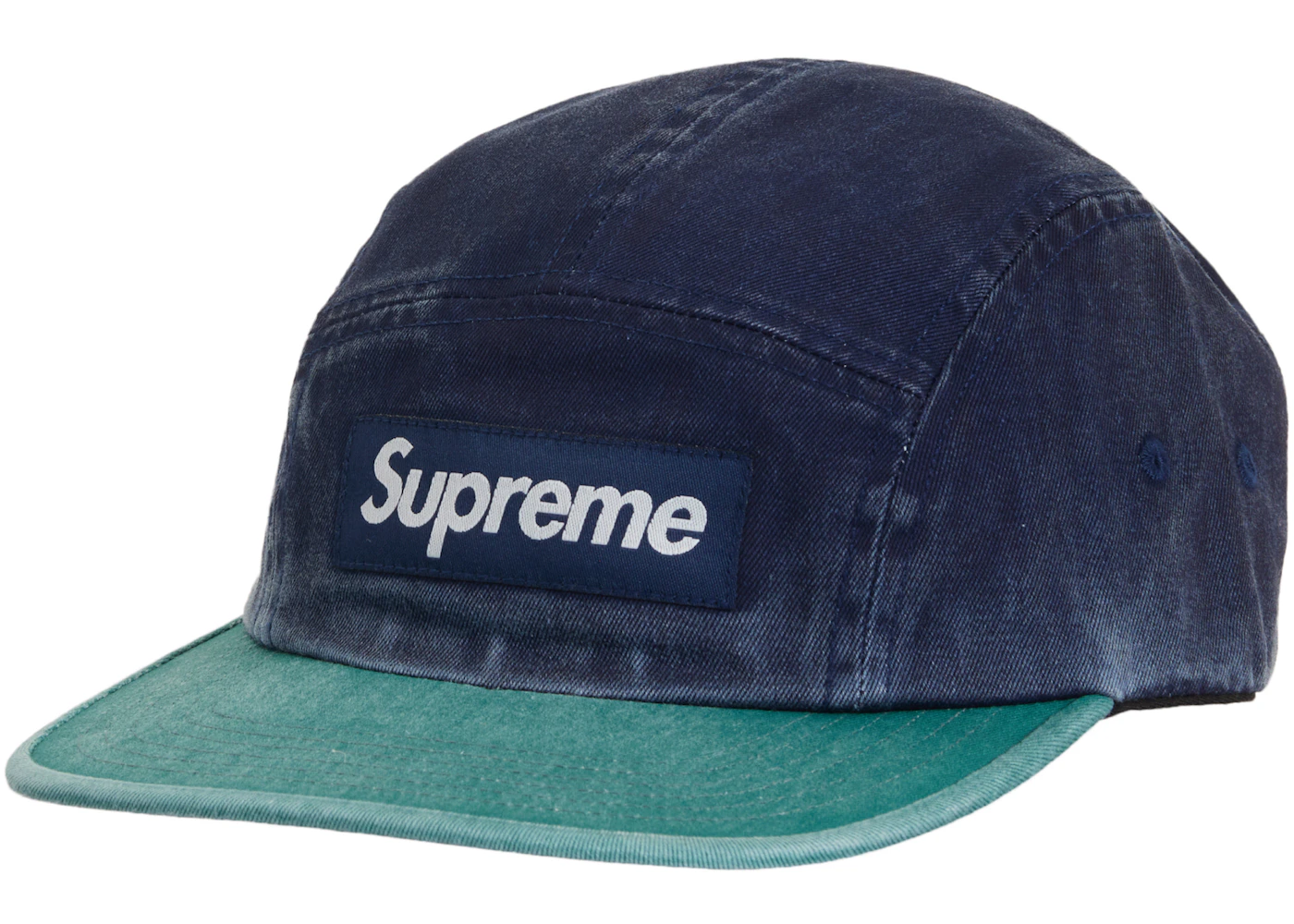 Supreme Pigment 2-Tone Camp Cap Navy SS24 US