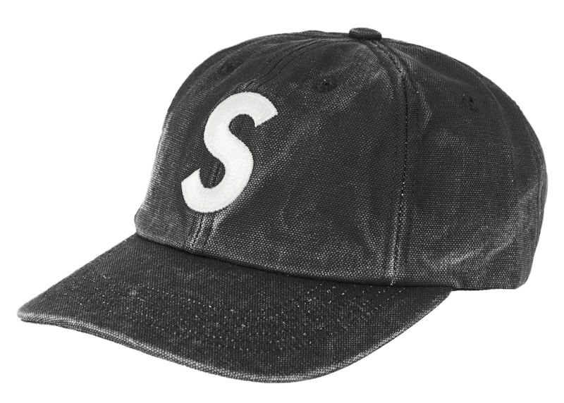 Supreme Pigment Canvas S Logo 6-Panel Black - SS23 - US