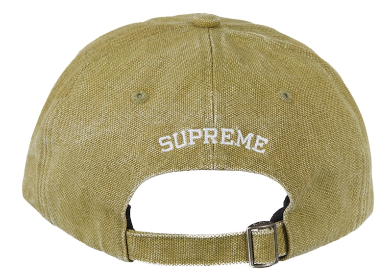 Supreme Pigment Canvas S Logo 6-Panel Olive - SS23 - US