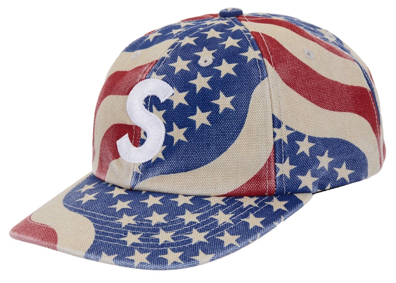 帽子 supreme pigment coasted S logo 6-panel Pigment Coated Canvas S Logo 6-Panel - Supreme