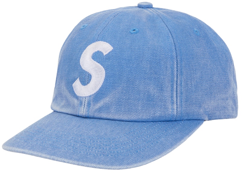 Supreme Pigment Coated S Logo 6-Panel Cap (SS26) Light Blue - SS26