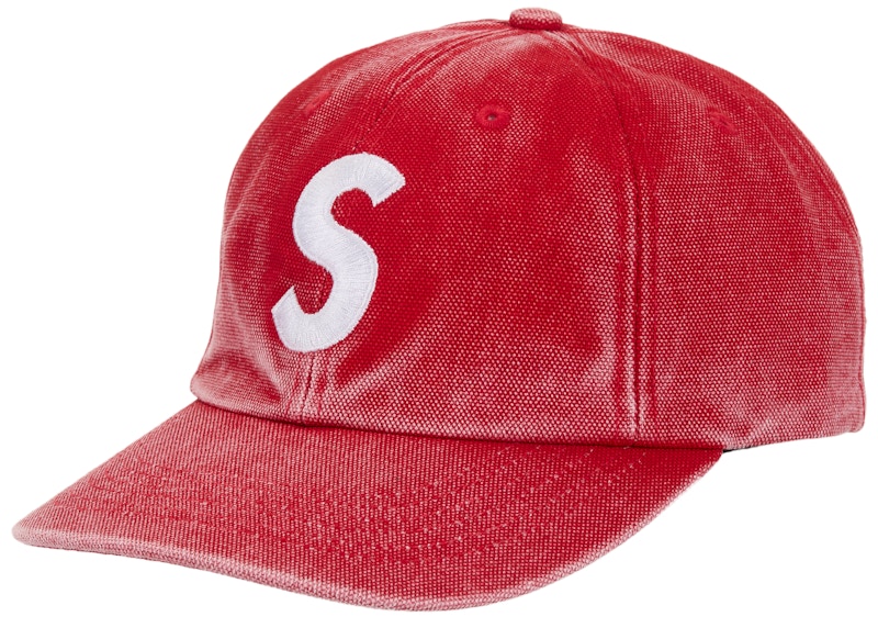 Supreme Pigment Coated S Logo 6-Panel Cap (SS26) Red - SS26 - US