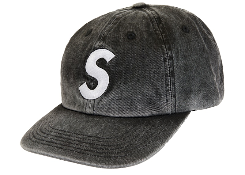 Supreme Pigment Print S Logo 6-Panel 6-Panel (FW22) Black - FW22 - US