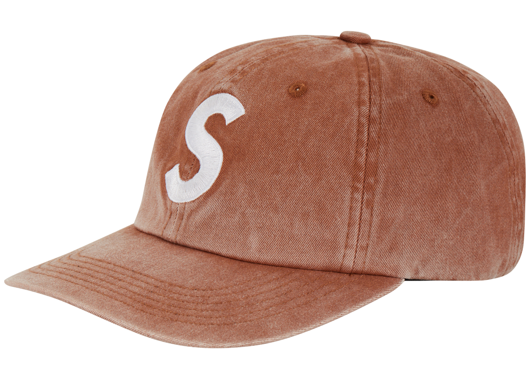 即購入supreme S Logo 6-panel キャップ ベージュ 帽子