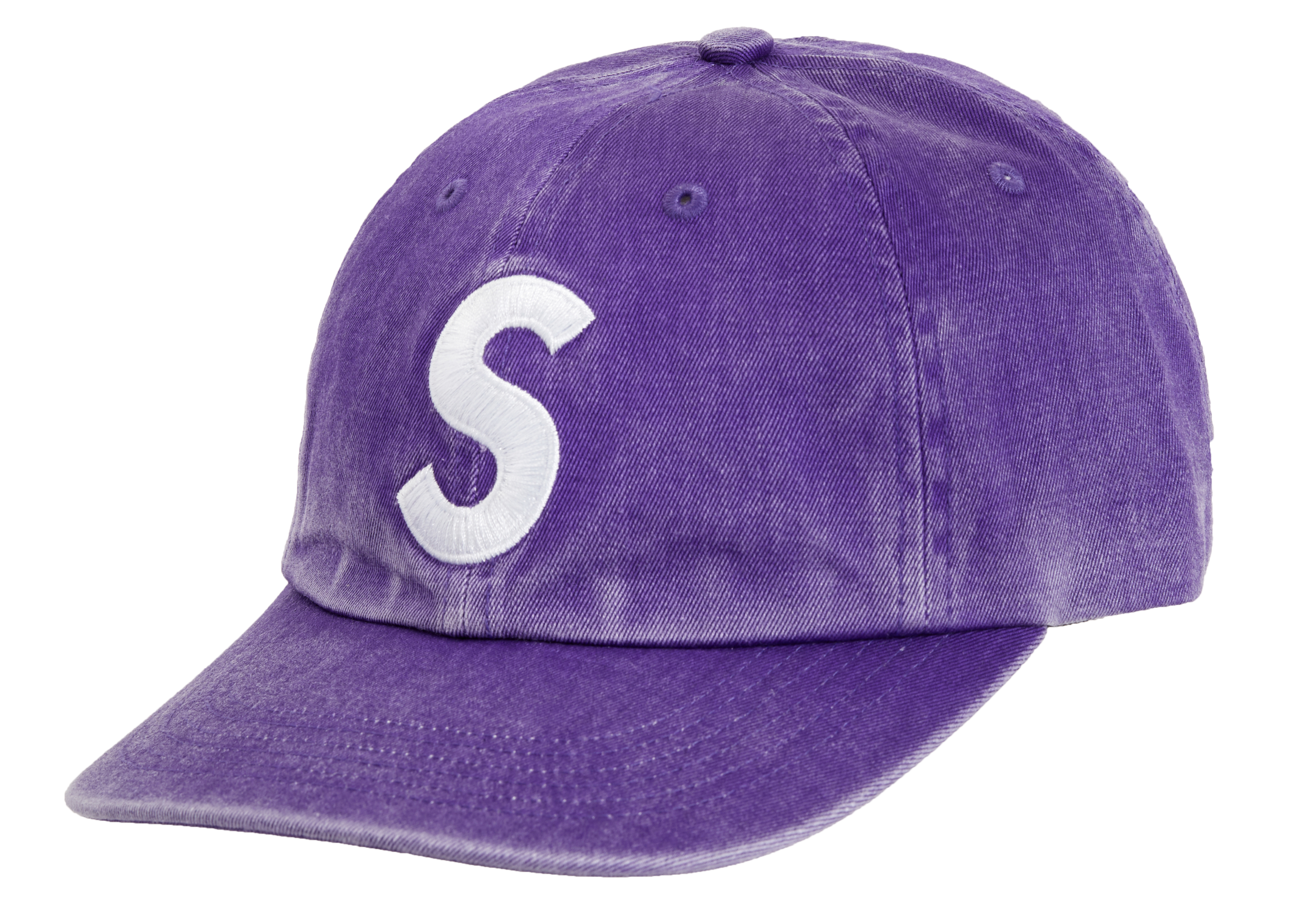 Supreme Pigment Print S Logo 6-Panel Purple