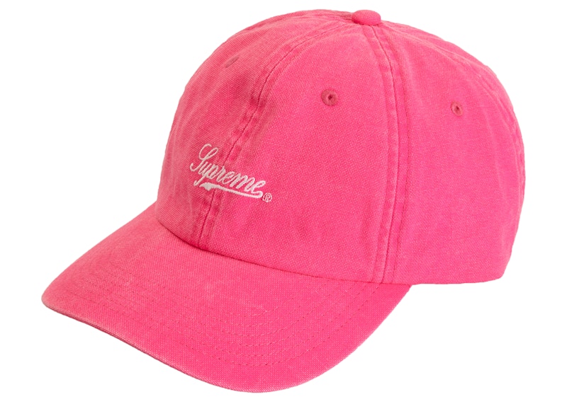 Supreme Pigment Print Script Logo 6-Panel Pink