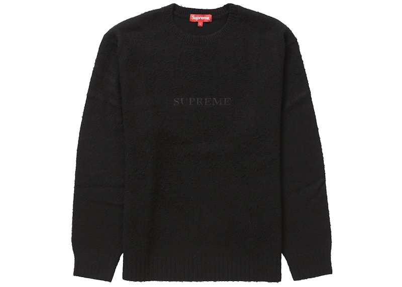 Supreme Pilled Sweater Black - FW21 男士- TW