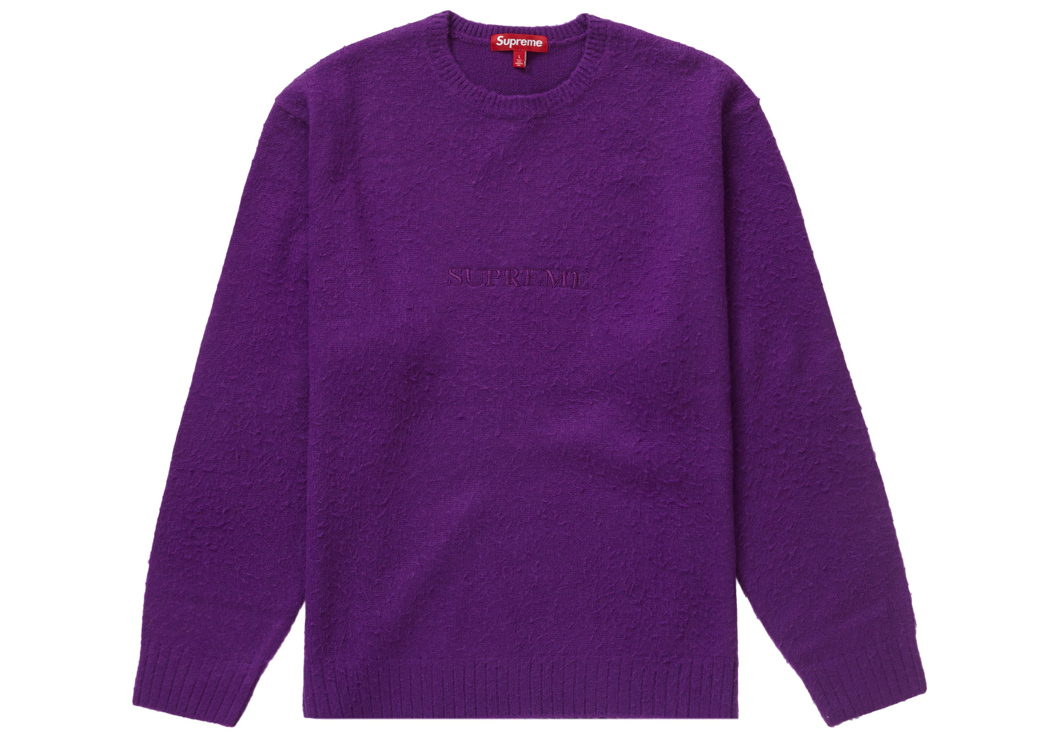 Supreme Pilled Sweater Purpleオンライン購入新品未使用