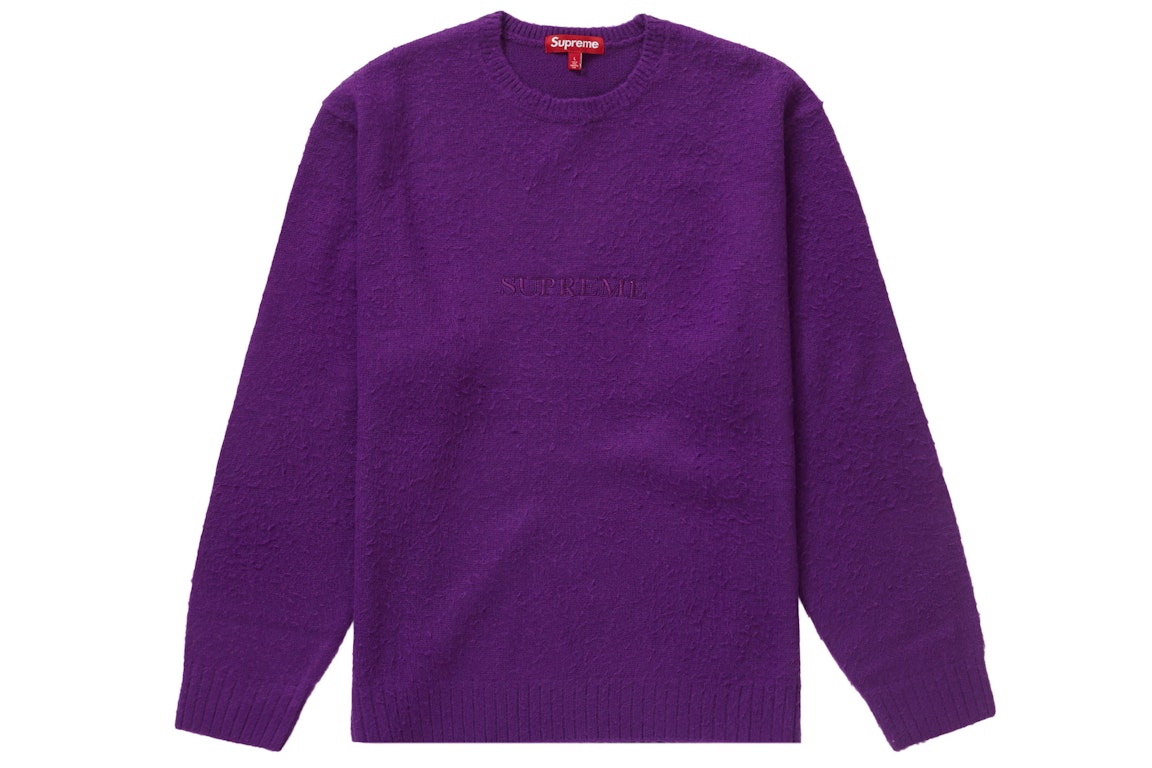 Pre-owned Supreme Pilled Sweater (fw23) Purple