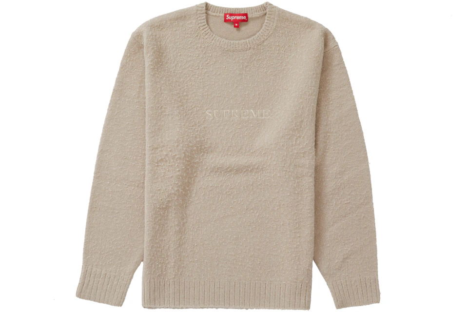 Supreme Pilled Sweater Light Brown