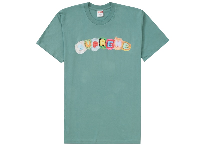 supreme Pillows Tee Dusty Teal 納品書ステッカー付