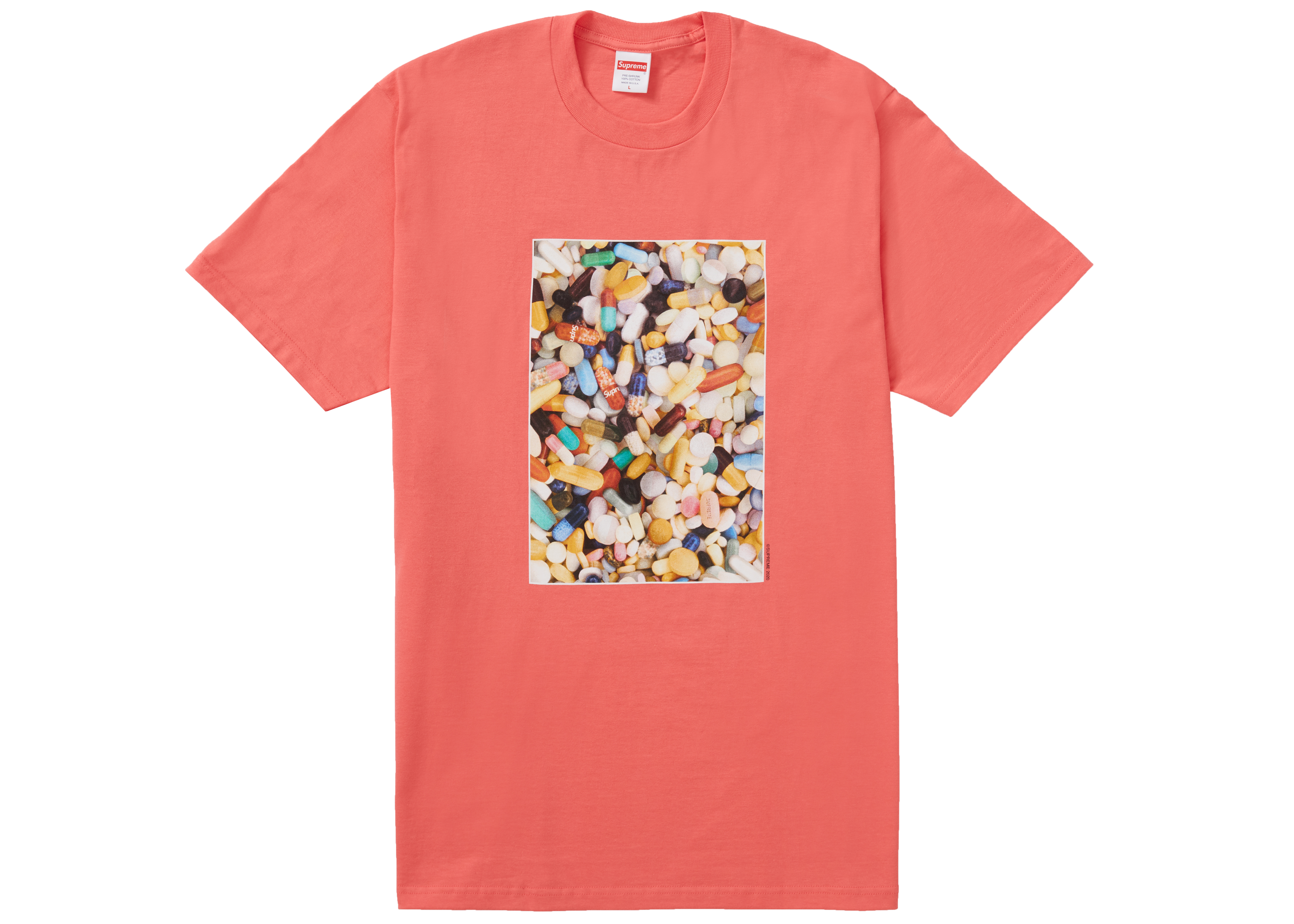 Supreme Too Many Assholes Tee Bright Coral Men's - SS22 - US