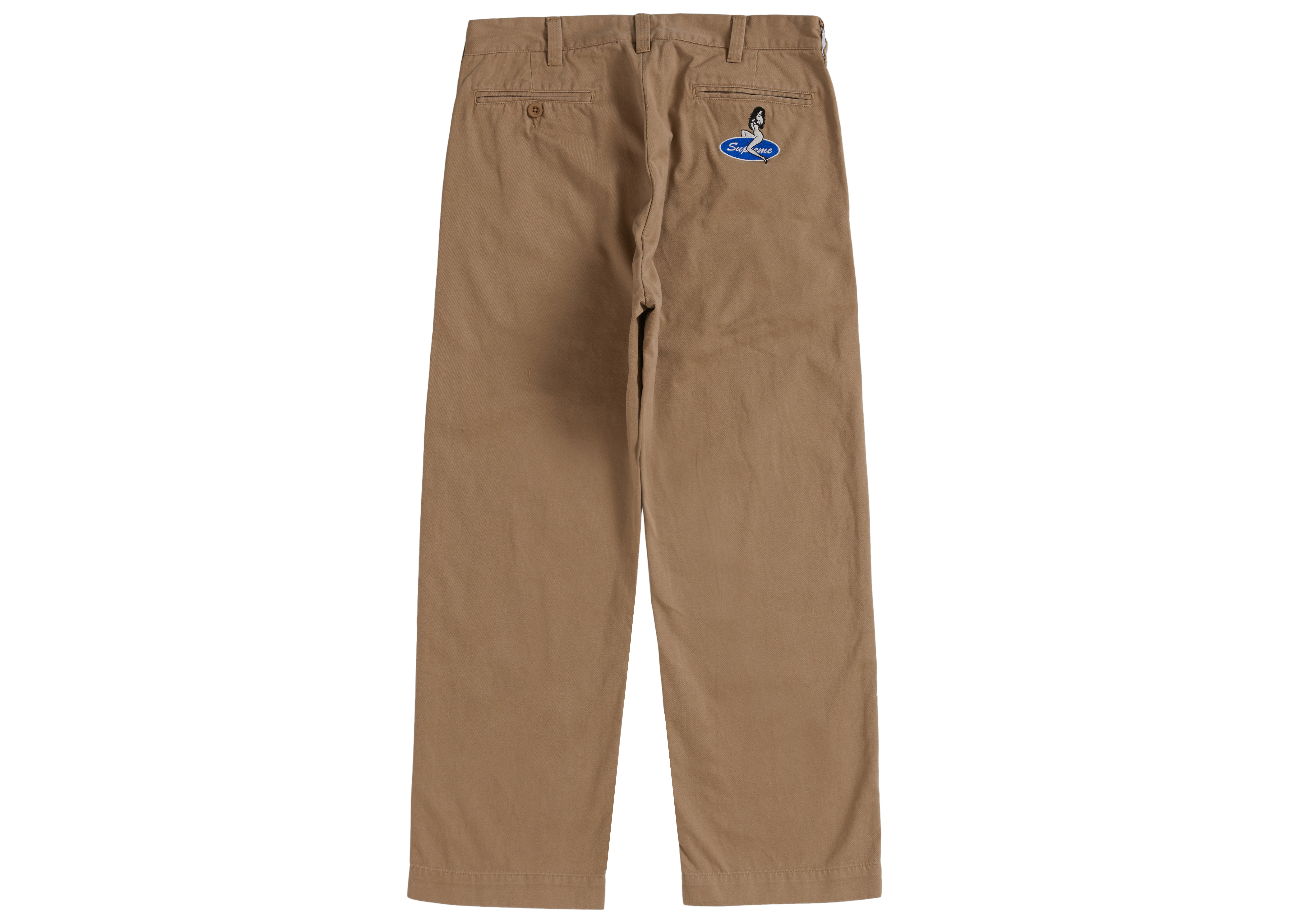 Supreme Pin Up Chino Pant (FW20) Khaki Men's - FW20 - US