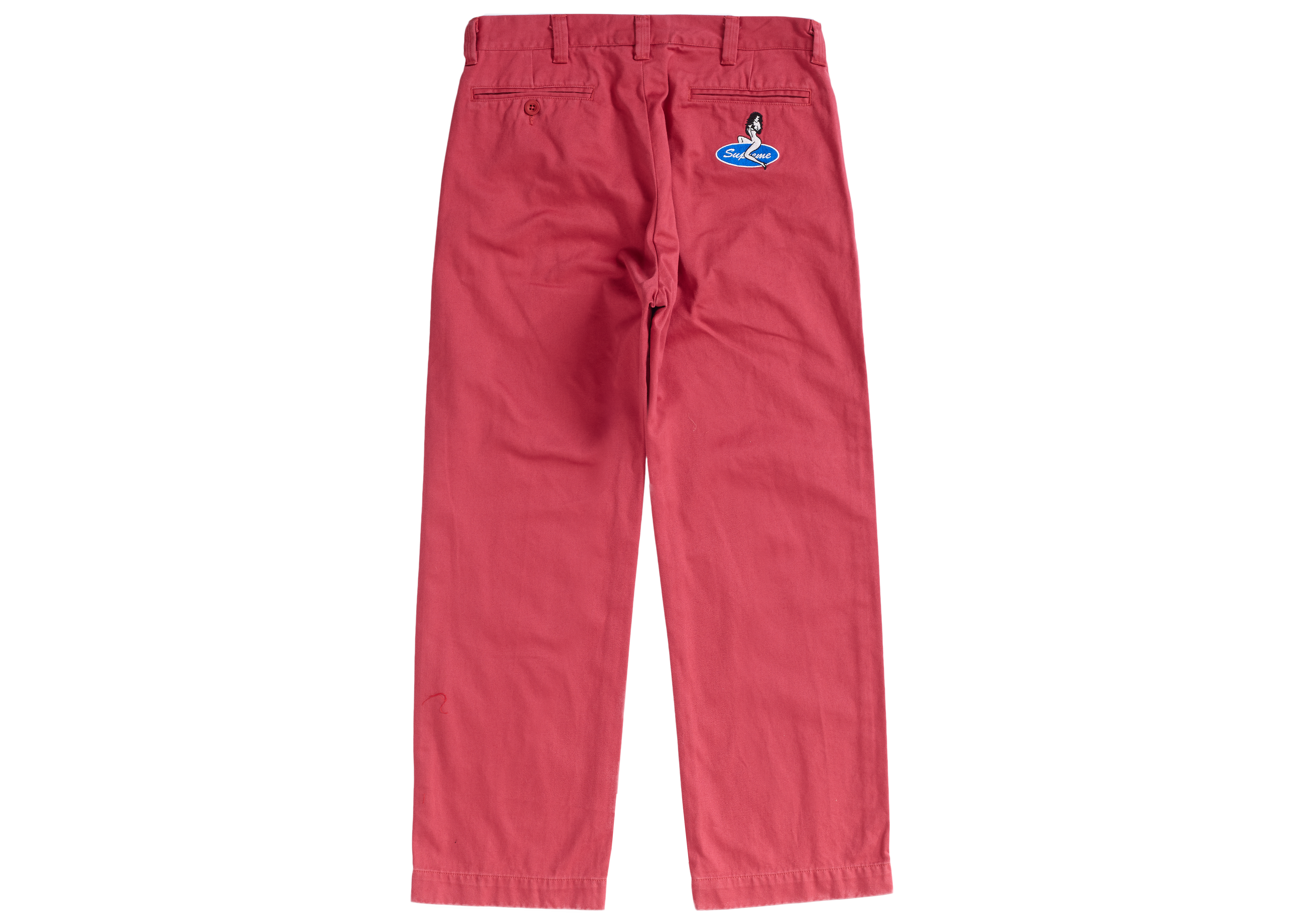 Supreme Pin Up Chino Pant (SS21) Cardinal Men's - SS21 - GB