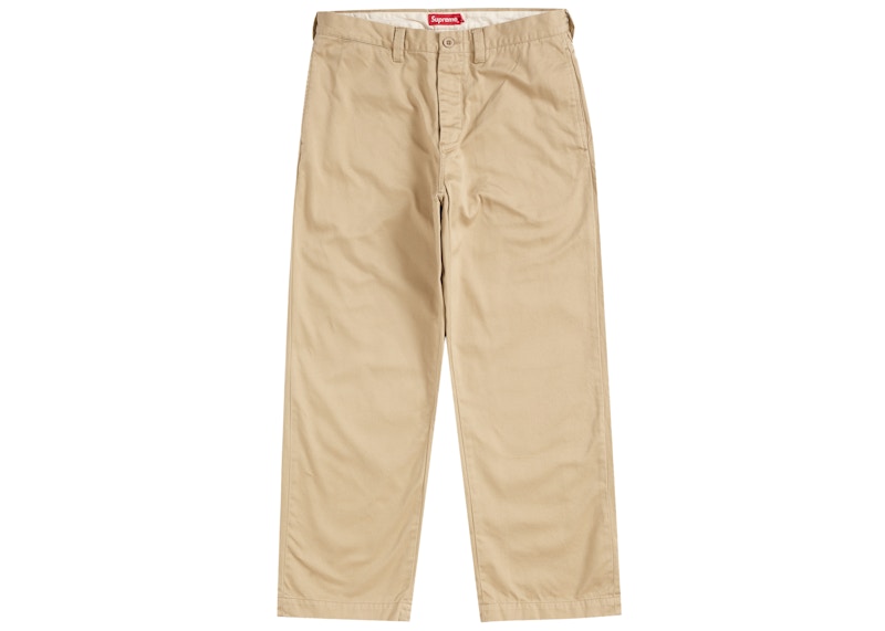 Supreme Pin Up Chino Pant (SS21) Khaki - SS21 Men's - US