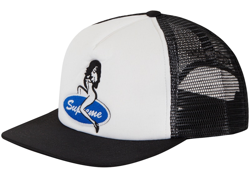 Supreme Pin Up Mesh Back 5-Panel Black シュプリーム メッシュキャップ-