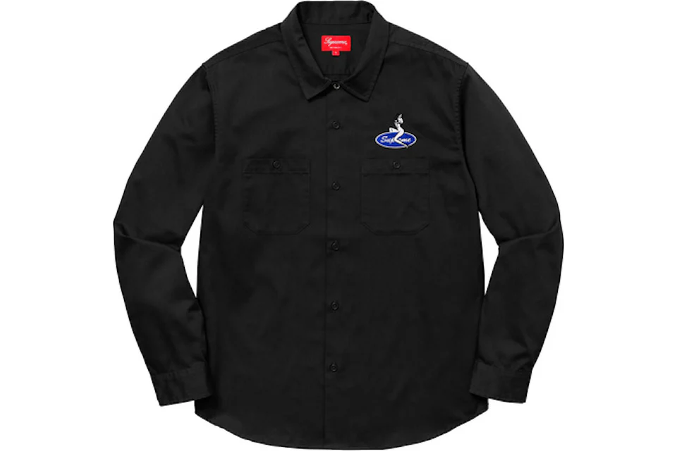 Supreme Pin Up Work Shirt Black