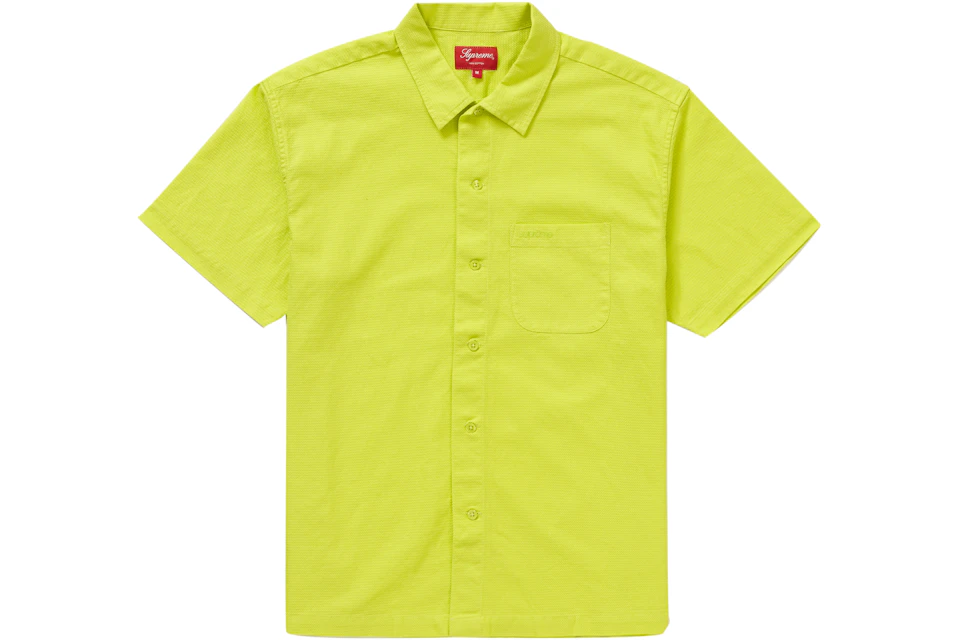 Supreme Pinhole S/S Shirt Lime