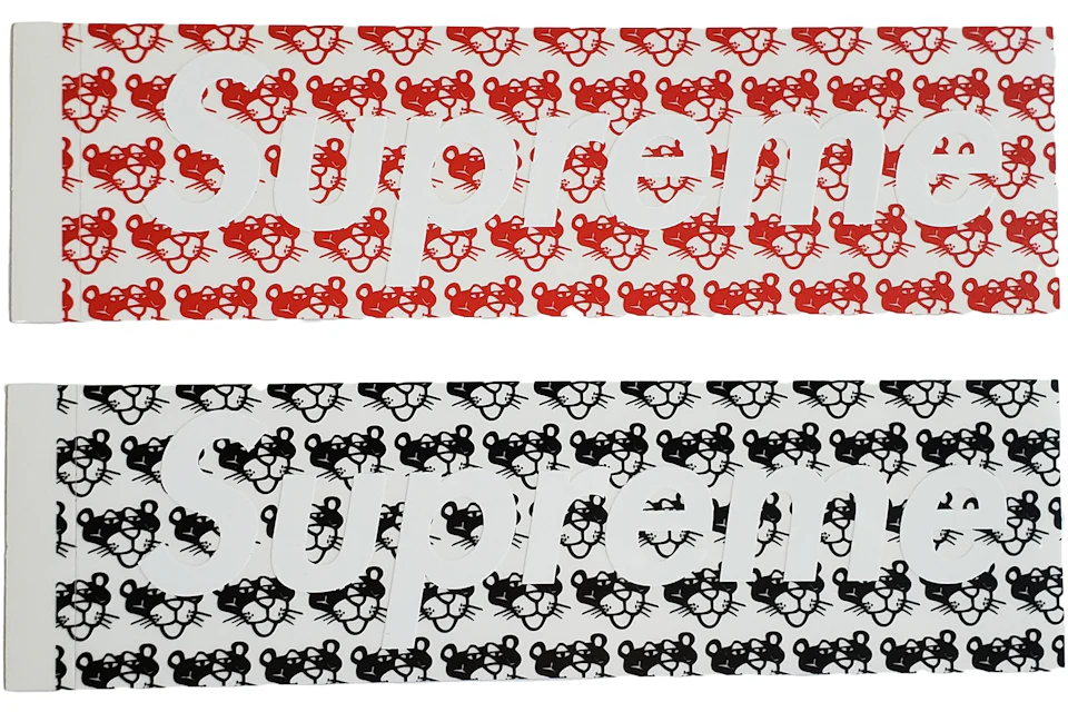 Supreme Pink Panther Box Logo Sticker Set