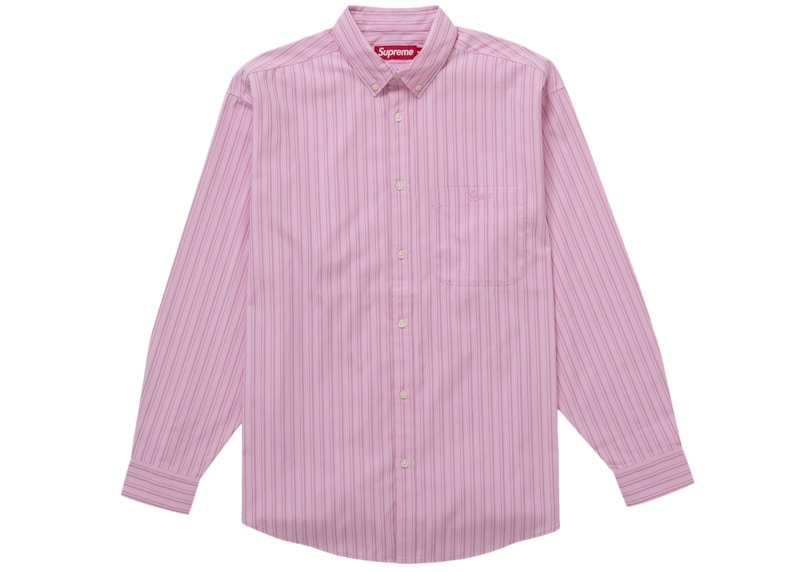 Supreme® Pinstripe Shirt Supreme Pinstripe Shirt Pink メンズ - FW25 - JP