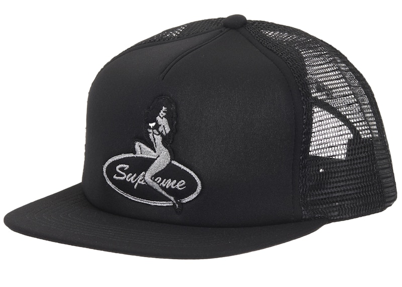 Supreme / Pin Up Mesh Back 5-Panel (黒) Supreme Pinup Mesh Back 5-Panel Black - US