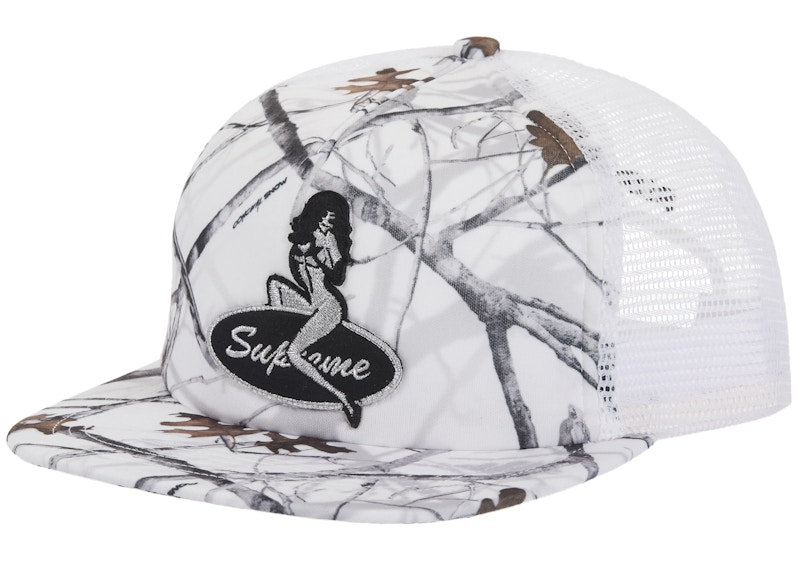 Supreme Pinup Mesh Back 5-Panel White Camo - FW25 - US