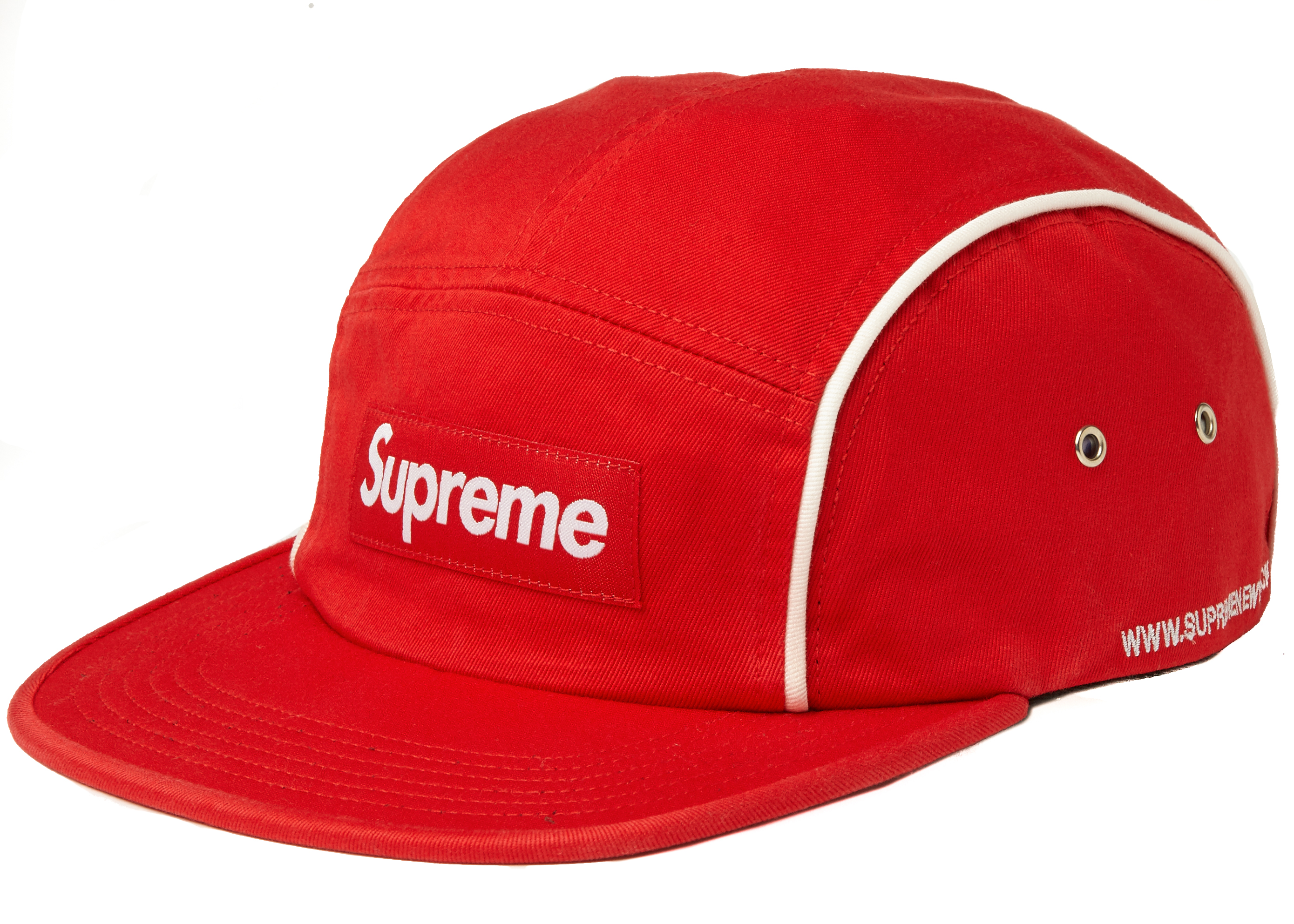 Supreme Piping Camp Cap Red - FW18 - US