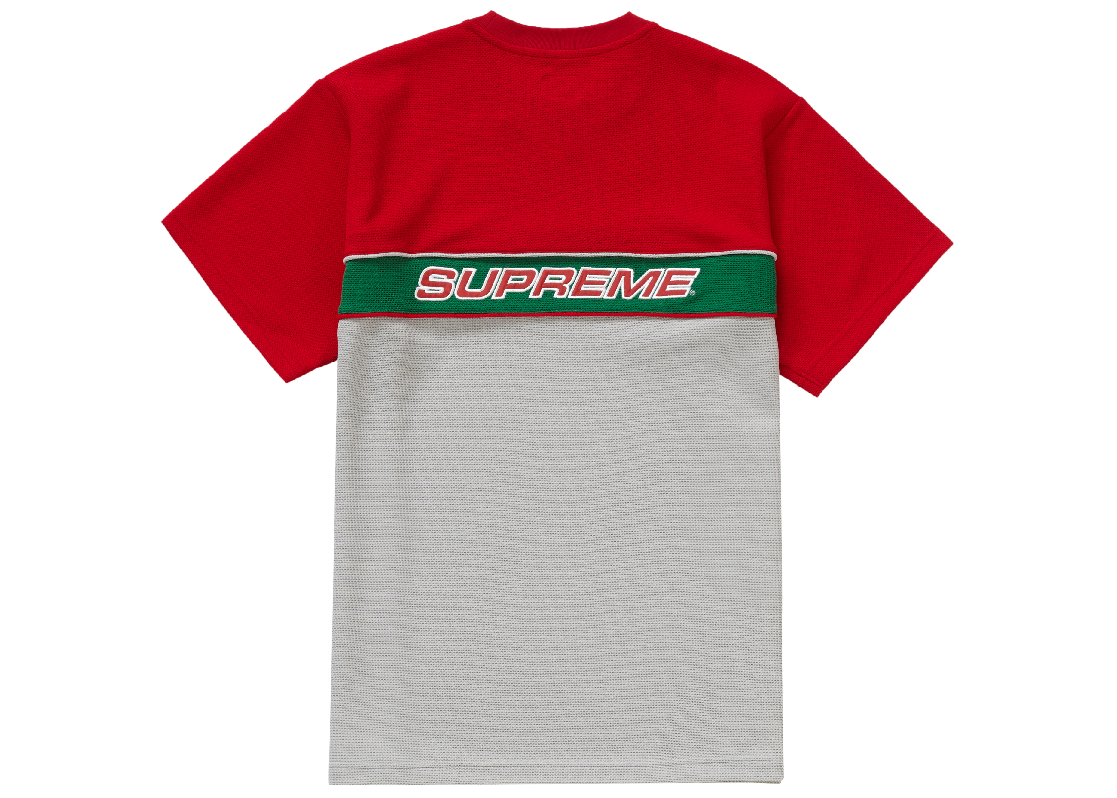 Supreme Piping Practice S/S Top Red メンズ - SS19 - JP