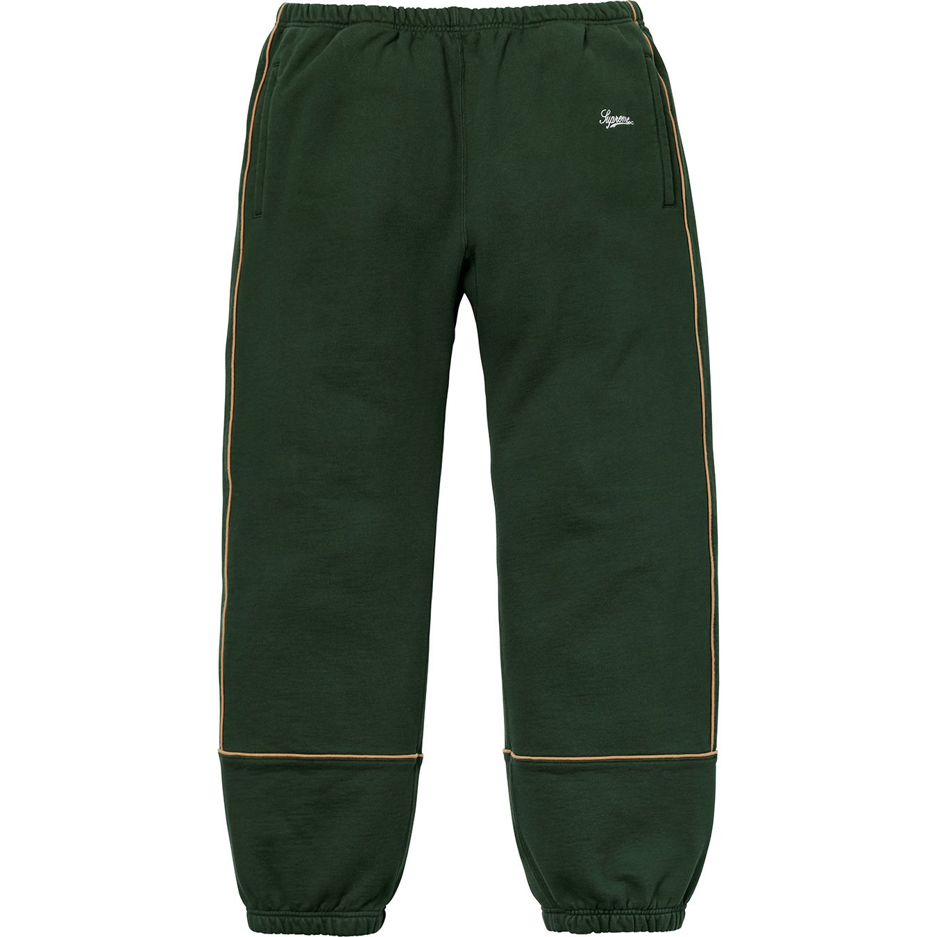 Supreme Piping Sweatpant Dark Green メンズ - SS18 - JP