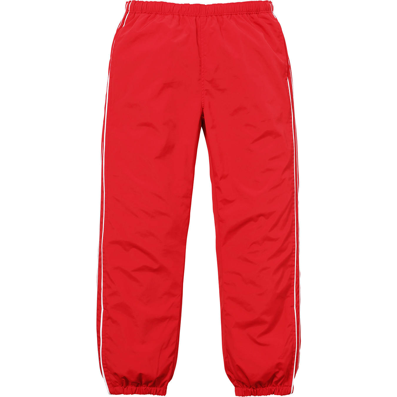 Supreme Piping Track Pant Red - FW17 Men's - US