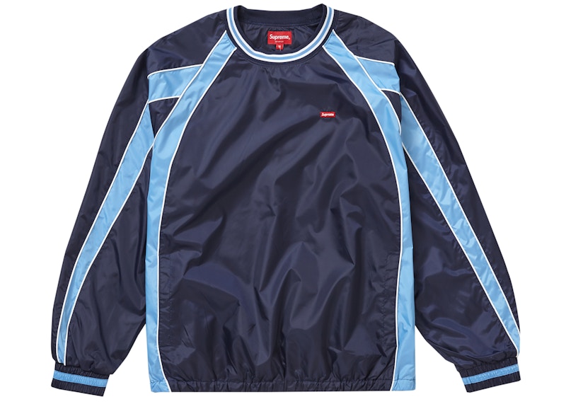 Supreme Piping Warm Up Pullover Blue Men's - FW19 - GB