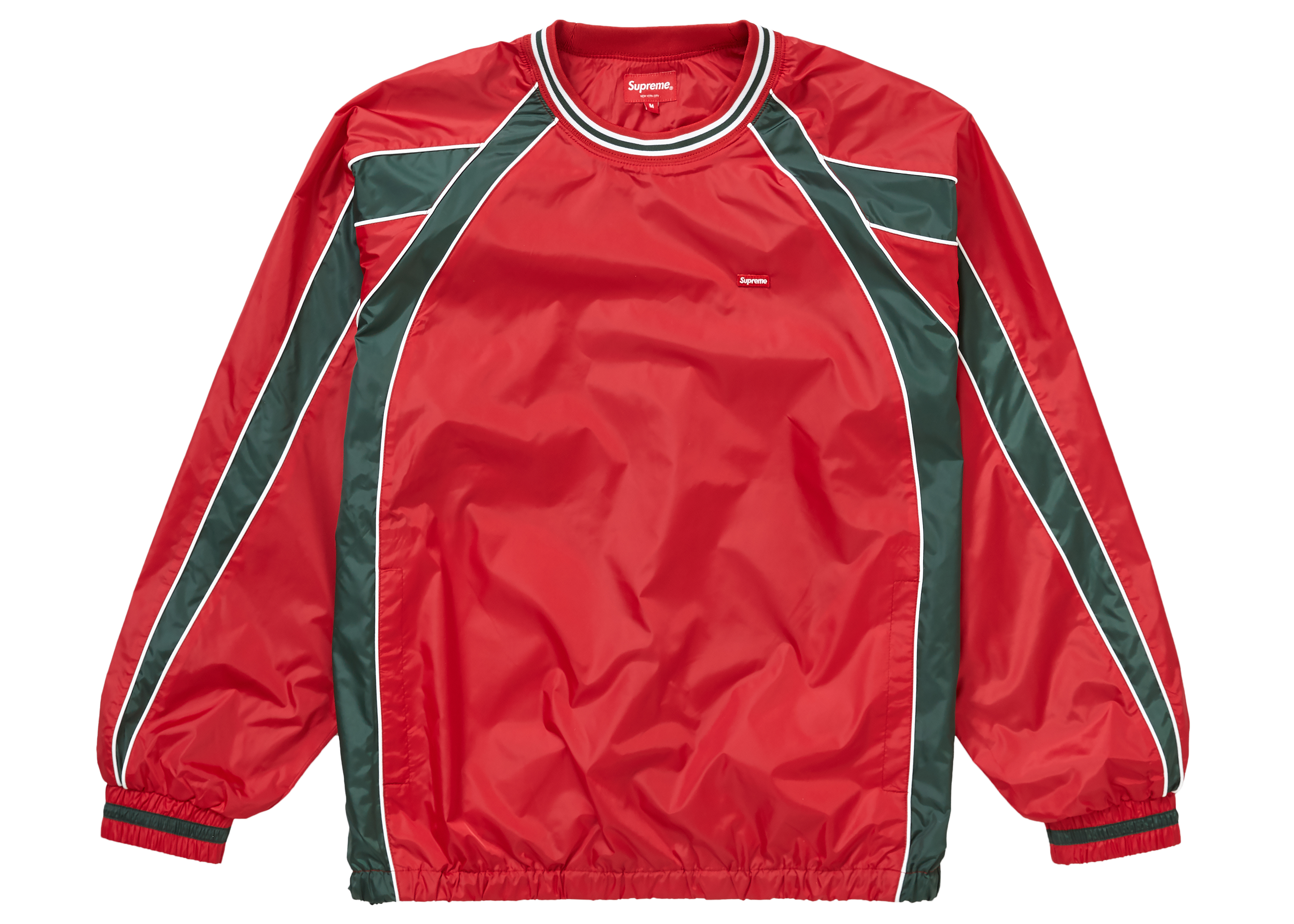 Supreme Piping Warm Up Pullover Red メンズ - FW19 - JP