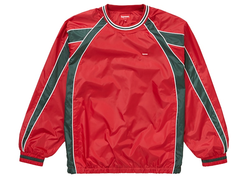 Supreme Piping Warm Up Pullover Red