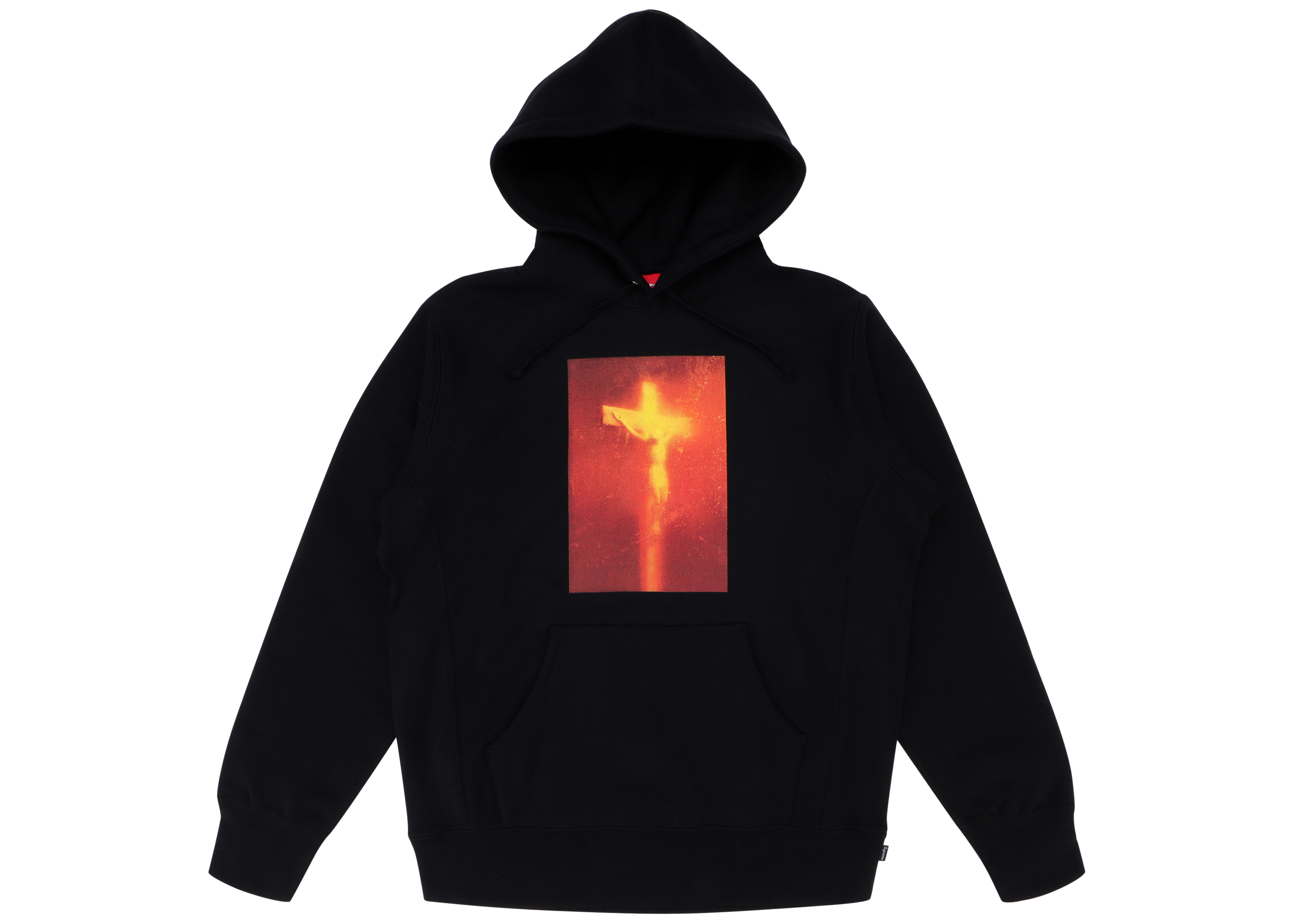 Supreme Piss Christ Hooded Sweatshirt Black