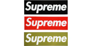Supreme Pixelated Box Logo Sticker Set