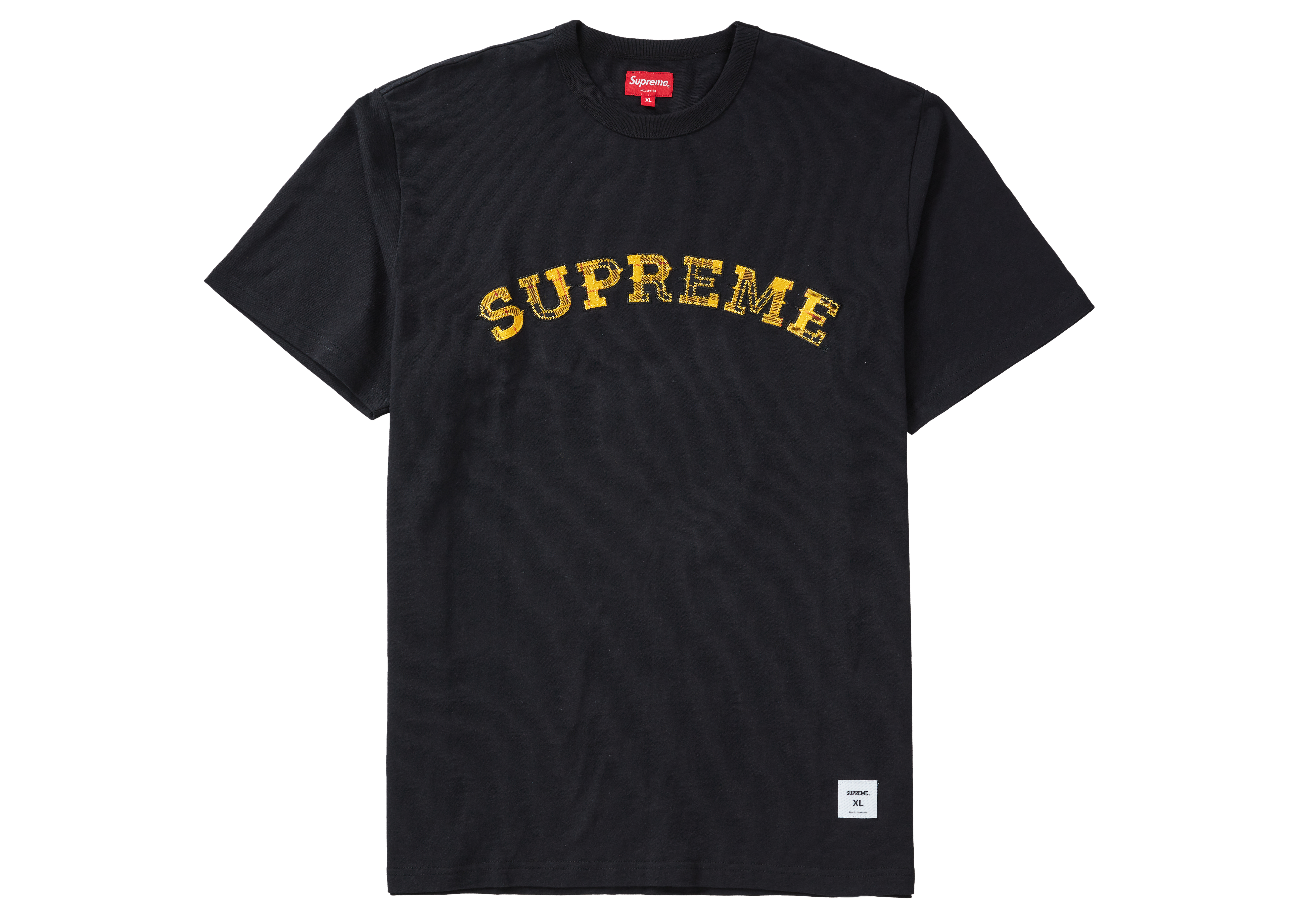 Supreme Plaid Applique S/S Top  tee TシャツTシャツ/カットソー(半袖/袖なし)