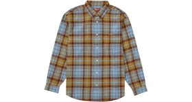 Supreme Plaid Flannel Shirt (FW22) Rust