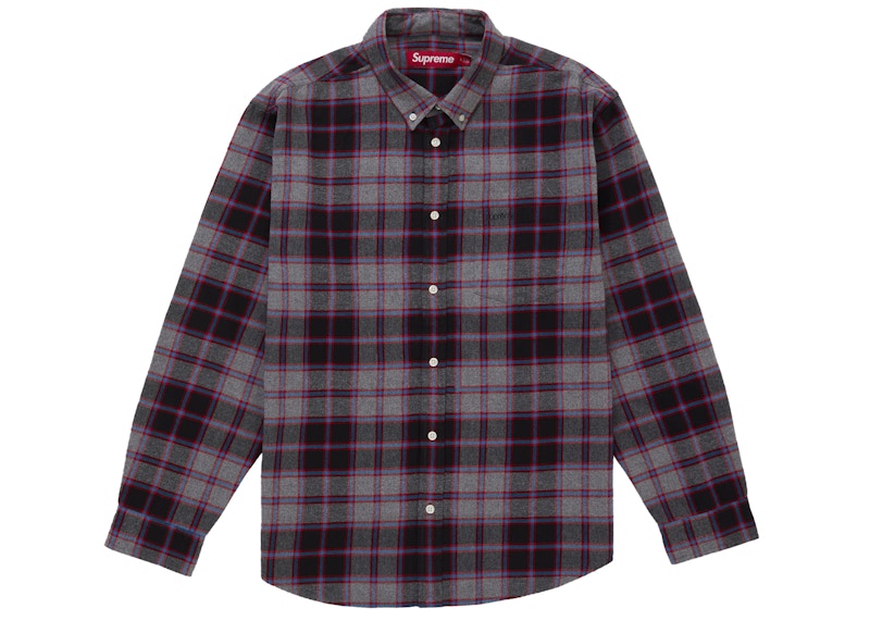 トップス Supreme PLAID FLANNEL SHIRT Thermal Lined Zip Up Flannel Shirt - Shop - Supreme