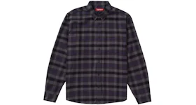 Supreme Plaid Flannel Shirt (SS24) Black