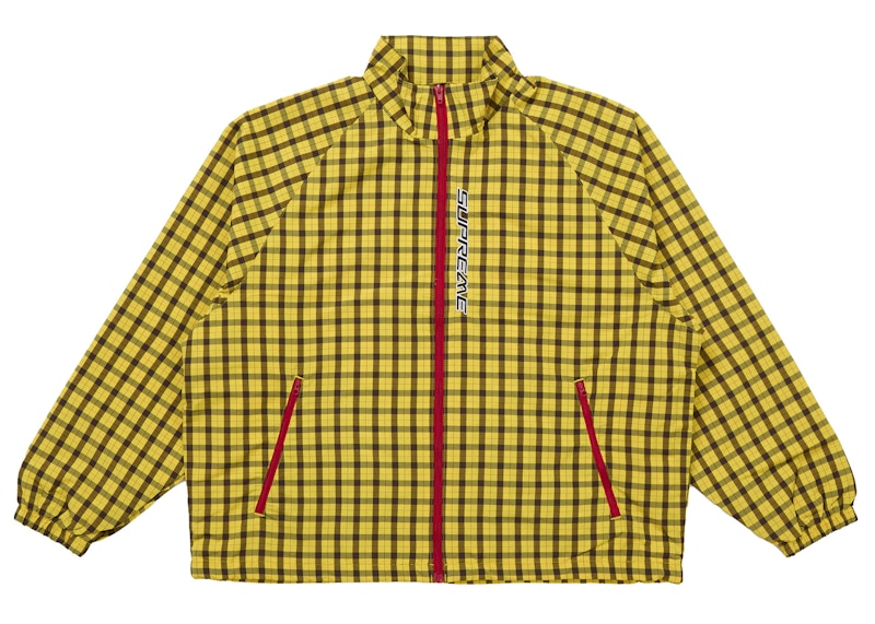 ジャケット・アウター supreme Plaid Track Jacket Supreme Plaid Track Jacket Yellow Men's - FW25 - US