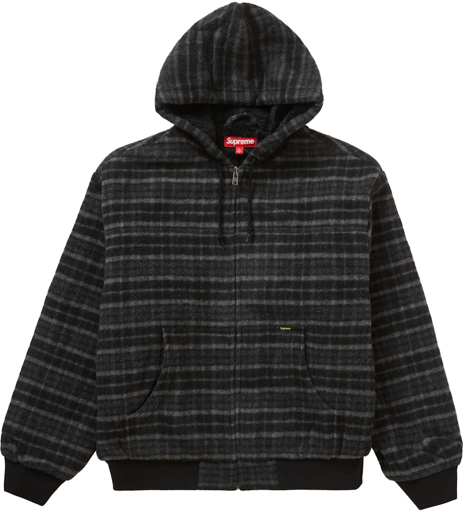 Plaid Wool Hooded Work Jacket - fall winter 2023 - Supreme