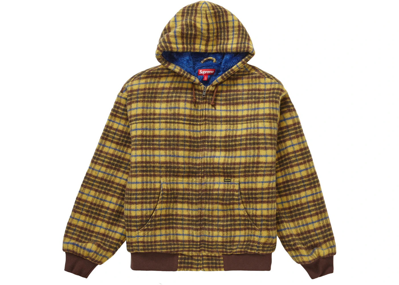 Wool Hooded Supreme Hooded Plaid Flannel Shirt Supreme Hooded