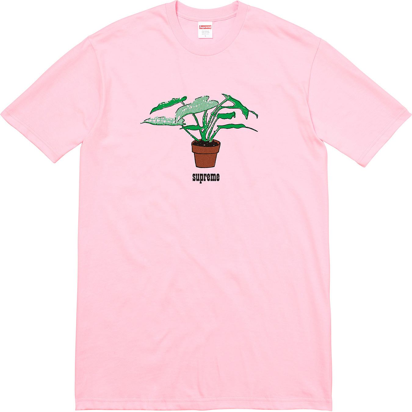 Supreme Plant Tee Light Pink メンズ - FW17 - JP