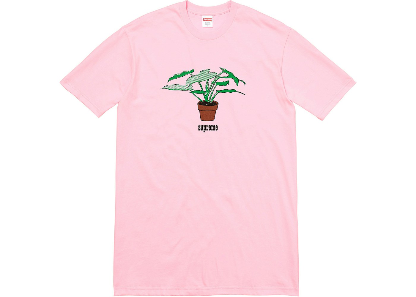 Supreme Plant Tee Light Pink Fw17 Supreme Plant Tee Light Pink Fw17