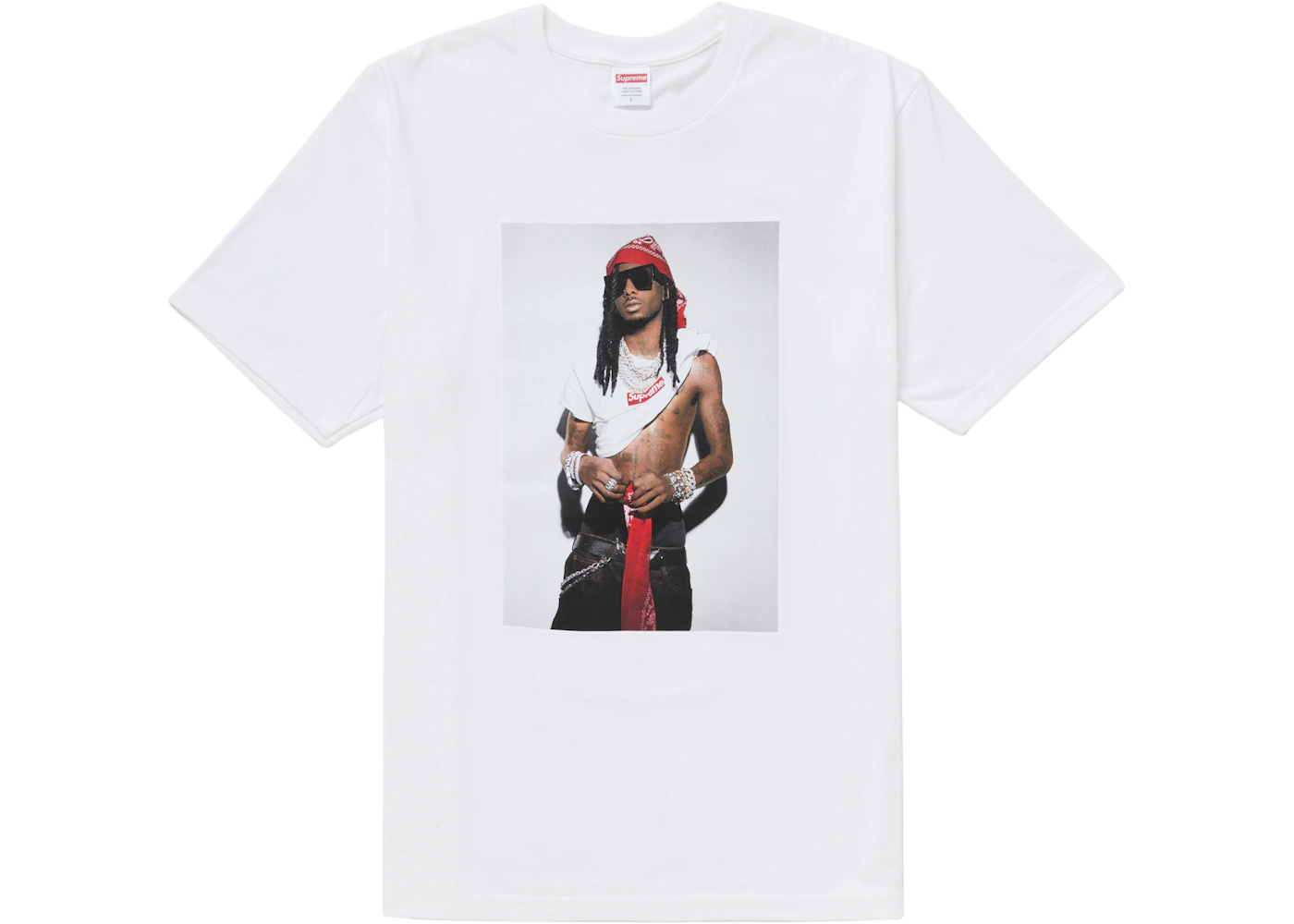 Supreme Playboi Carti Tee White