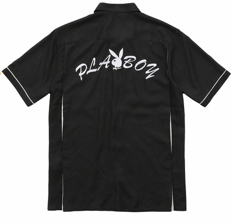 Supreme Playboy Bowling Shirt Black Men's - SS17 - US