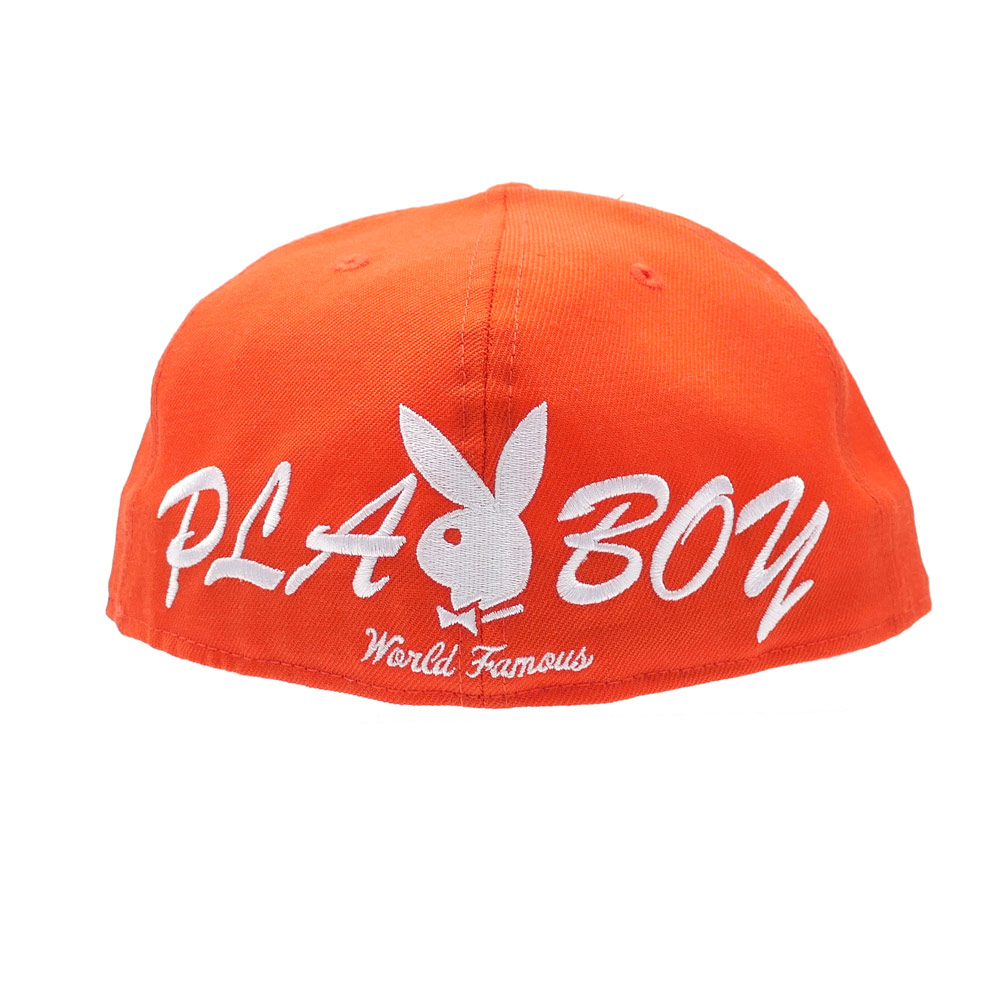 Supreme Playboy Box Logo New Era Cap Orange - SS17 - JP